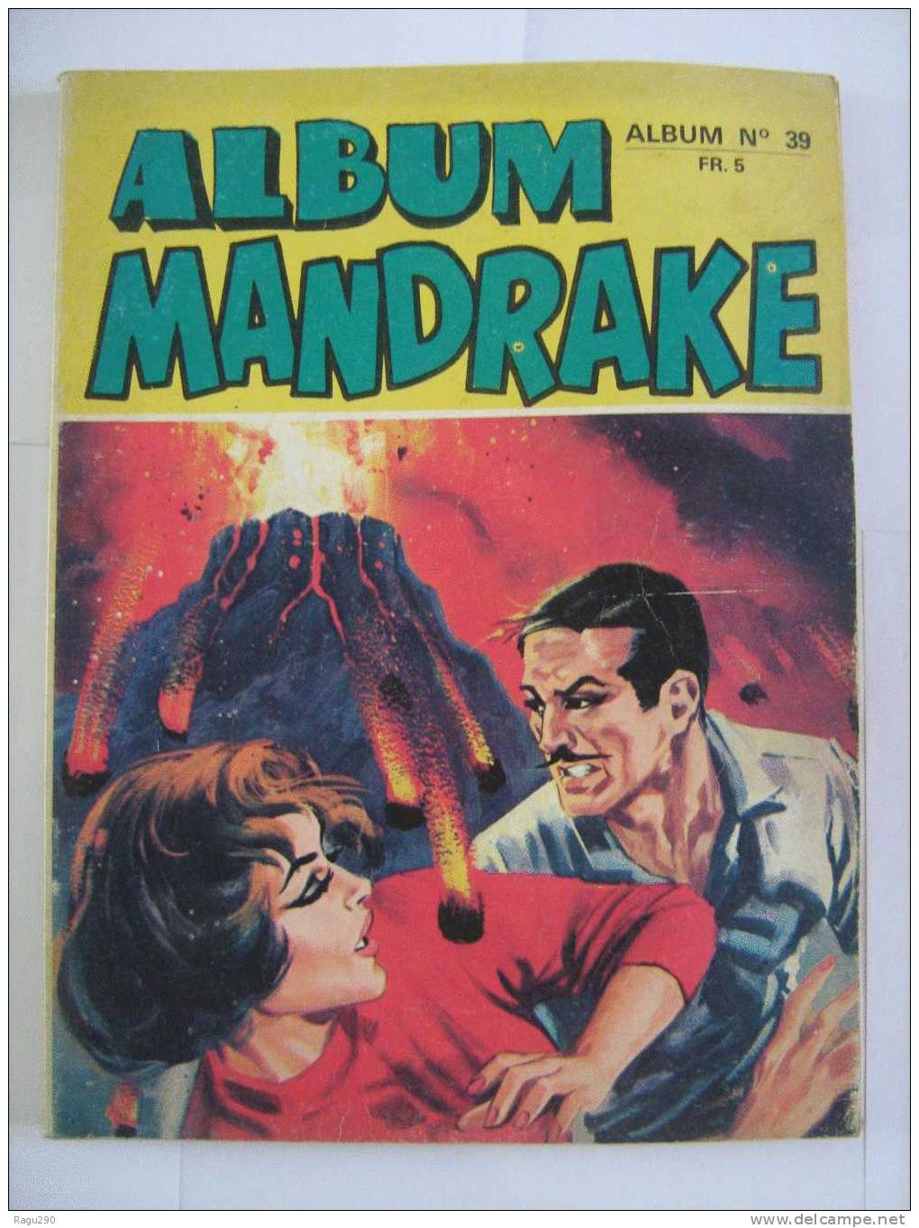 BD  - MANDRAKE ALBUM N° 39 Avec Les  N° 379- 380 - 381 -382 - Mandrake