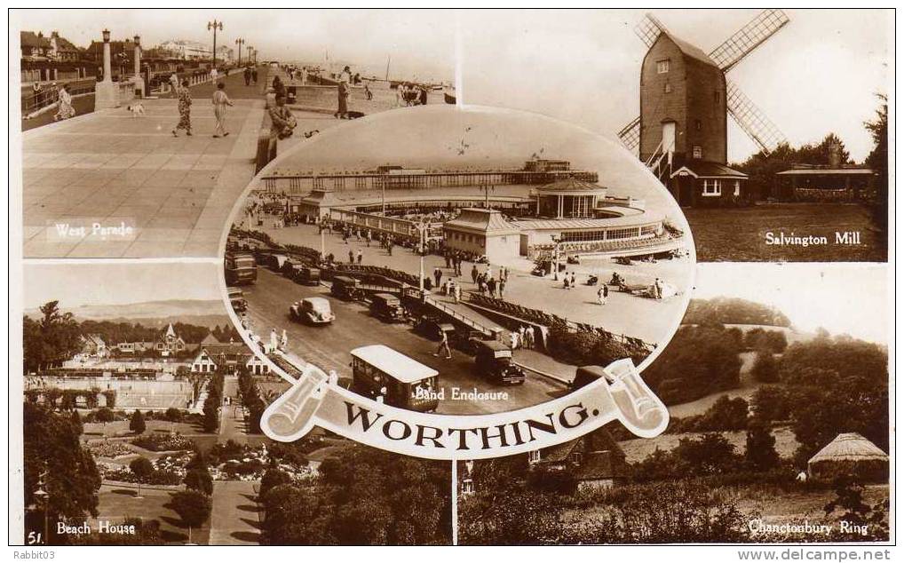 S1  -  950   -    WORTHING    -   ( Angleterre )   . - Worthing