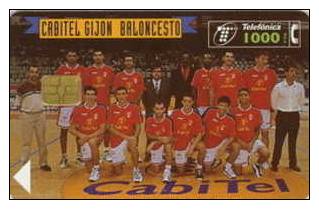 # SPAIN A9  Cabitel Gijon Baloncesto 1000 Orga 12.98 -sport- Tres Bon Etat - Altri & Non Classificati