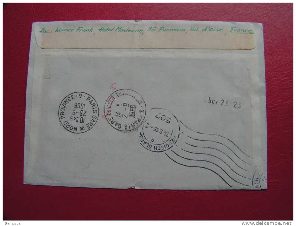 == France, Cv. 1966  Express - Storia Postale