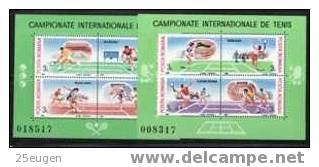 ROMANIA 1988 TENNIS  MNH - Unused Stamps