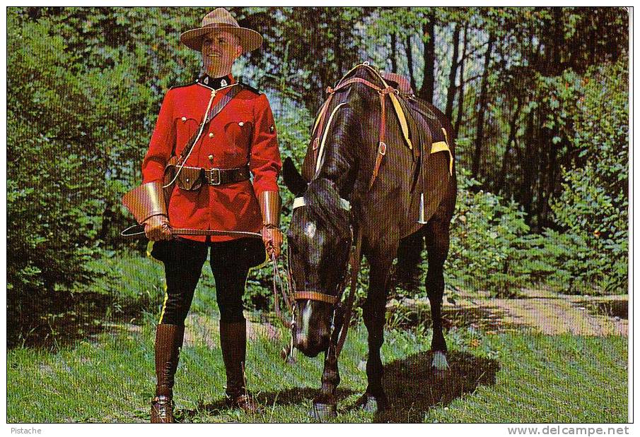 Gendarmerie Royale Du Canada - Mounted Police - Cheval Horse - Circulée En 1975 - 2 Scans - Police - Gendarmerie