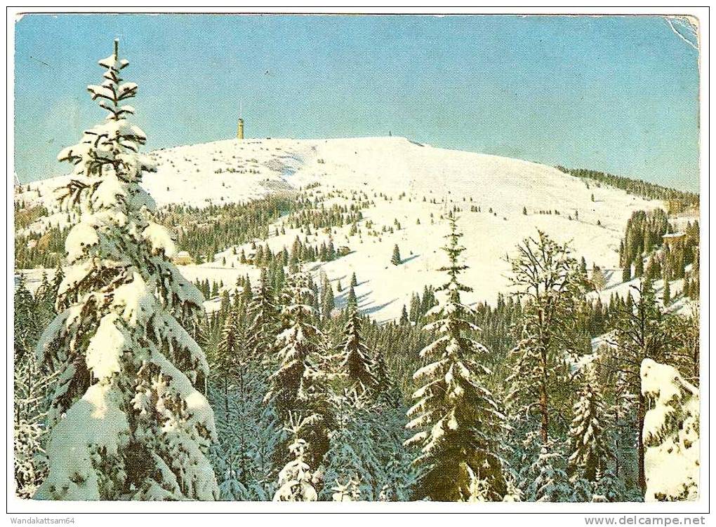 AK 214193 7821 Wintersportplatz Feldberg 1500 M ü. M. Hochschwarzwald Feldbergmassiv Mit Fernsehturm Mit Schnee -6.3.69 - Feldberg