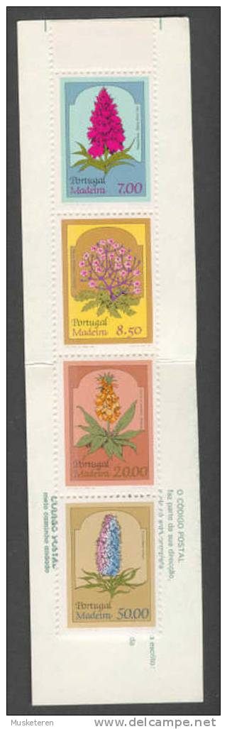 Portugal Madeira MH-MiNr. 1 Booklet W. Mi. 73-76 Flowers Blumen In Stripe 1981 MNH** - Madeira