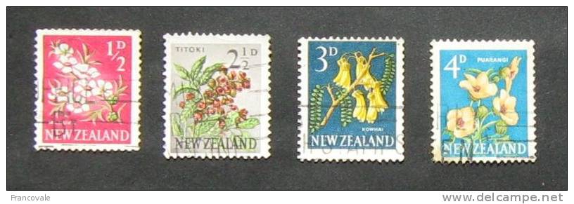 Nuova Zelanda 1960 Flowers - Used Stamps