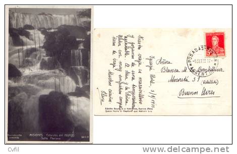 ARGENTINA 1933 - PICTURE POSTCARD From POSADAS To BUENOS AIRES - Covers & Documents