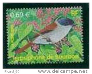 Timbre(s) Neuf(s)** De France, Nature, Oiseau, Terpsiphone De Bourbon,n°3551, 2003 - Neufs