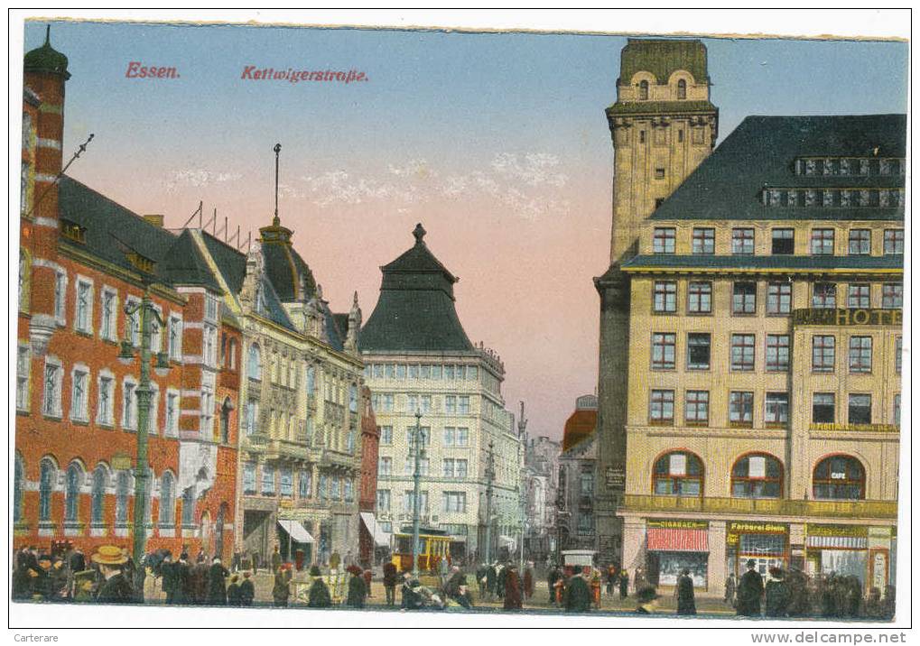 Deutschland,DEUTSCHES,ALLEMAGNE,ESSEN,RUHR,KETTWIGERSTRABE,THE CITY,LE CENTRE VILLE,hotel,cigarren,rare - Essen