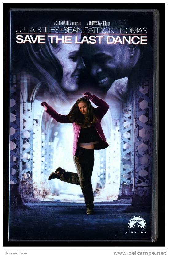 VHS Video Film ,   Save The Last Dance  -  Mit Julia Stiles , Sean Patrick Thomas - Romantique