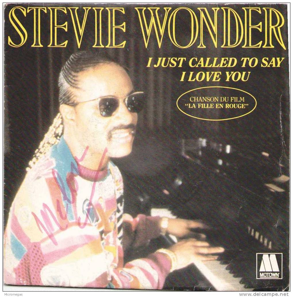 45T - Stevie WONDER - I Just Called Ti Say I Love You - Soul - R&B