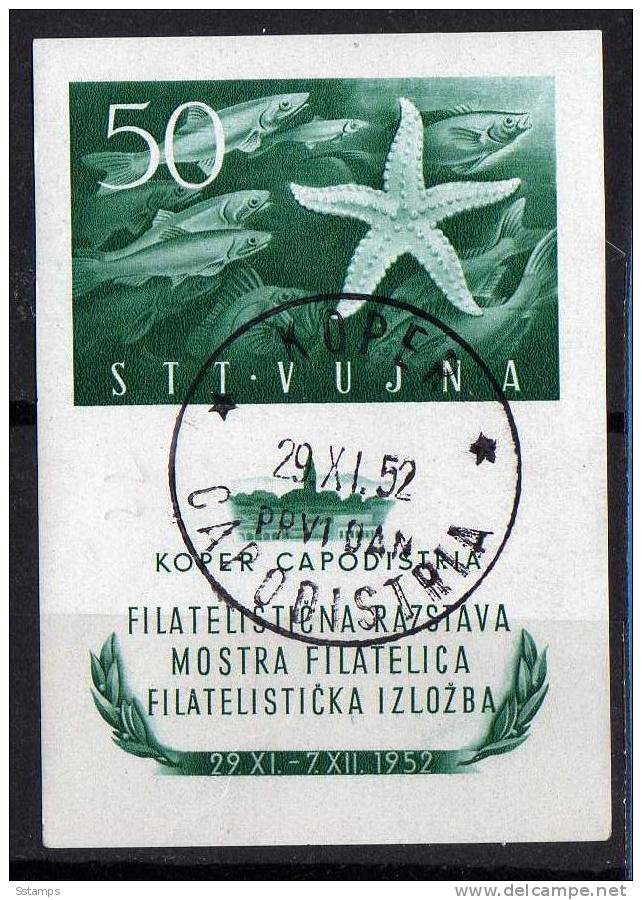 U-37 TRIESTE B ITALIA JUGOSLAVIA  FAUNA FISHES   USED - Used