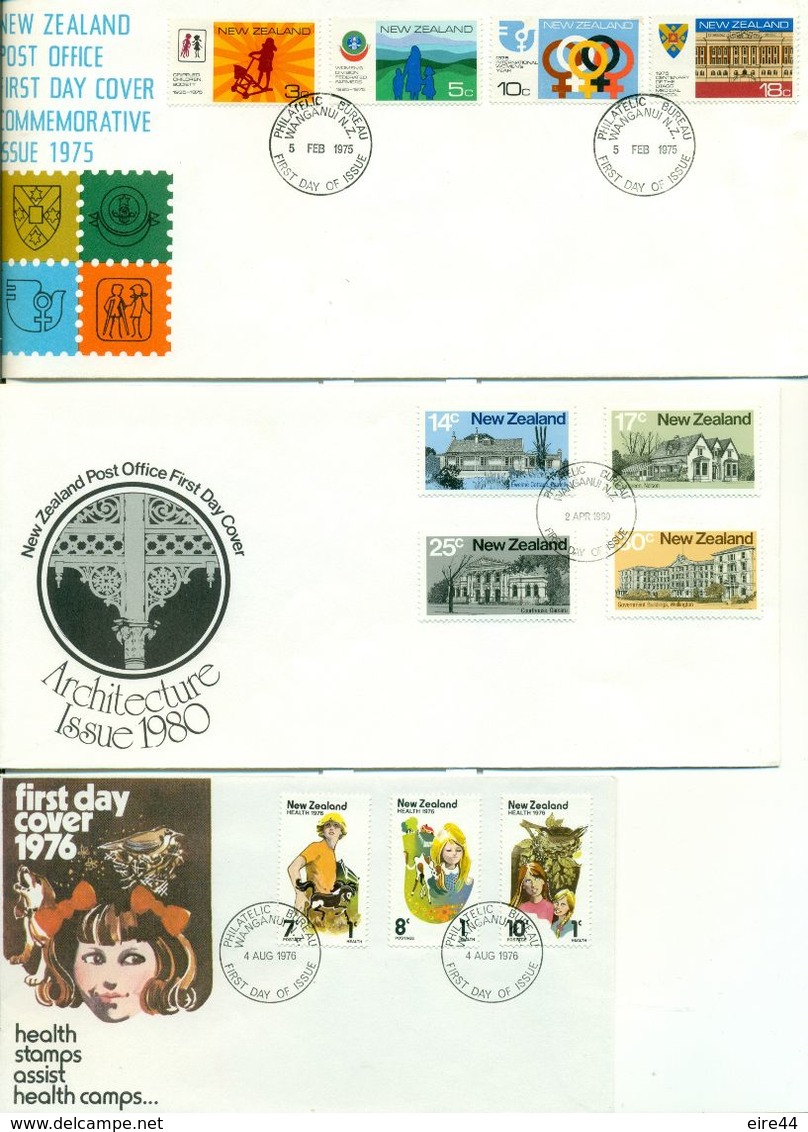 New Zealand 15 FDC Tennis Health  Commemorative Architecture - FDC