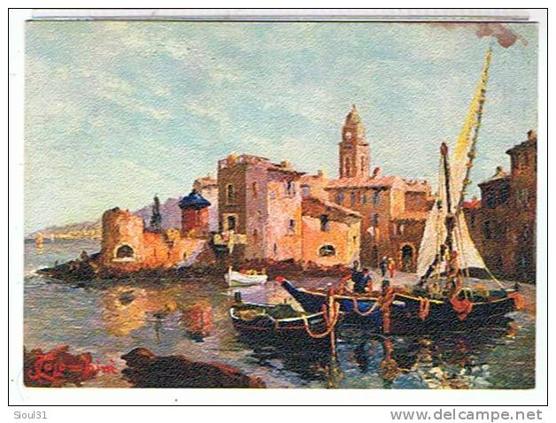 ILLUSTRATEUR-   PEINTURE   DE COLOMBINI   -  MARINE  PROVENCALE       BE - Before 1900