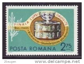 ROMANIA 1972 MICHEL NO 3052 MNH - Tennis