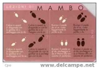 # ITALY A55 Lezioni Di Mambo (30.06.2003) 10000    Tres Bon Etat - Openbare Reclame