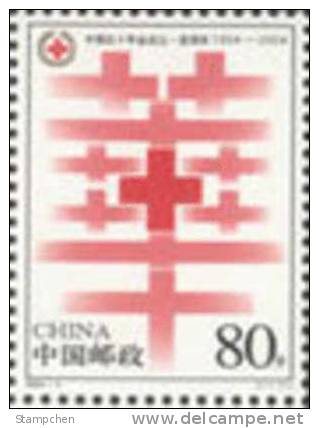 PR China 2004-4 100th Red Cross Stamp Disease Medicine Health - Ungebraucht