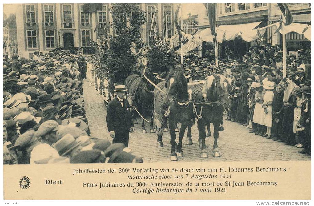 DIEST - Fêtes Jubilaires Du 300ème Anniversaire De La Mort De St Jean Berchmans - Diest