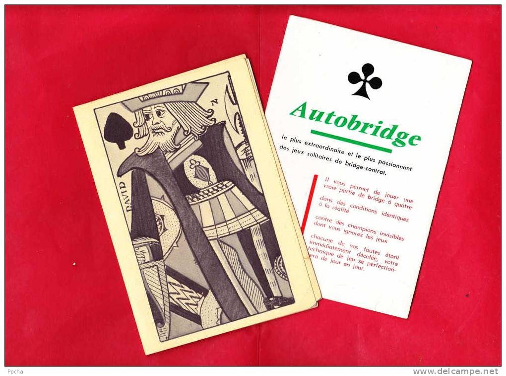 Autobridge Play Yourself Bridge Game ! Spiel Mal Bridge Allein ! BRIDGE COMPLET Ancien Vintage + 2 Fiches Henri Labana - Autres & Non Classés