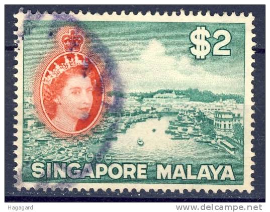 #Singapore (Singapur) 1955. Michel 41. Used(o) - Singapur (...-1959)