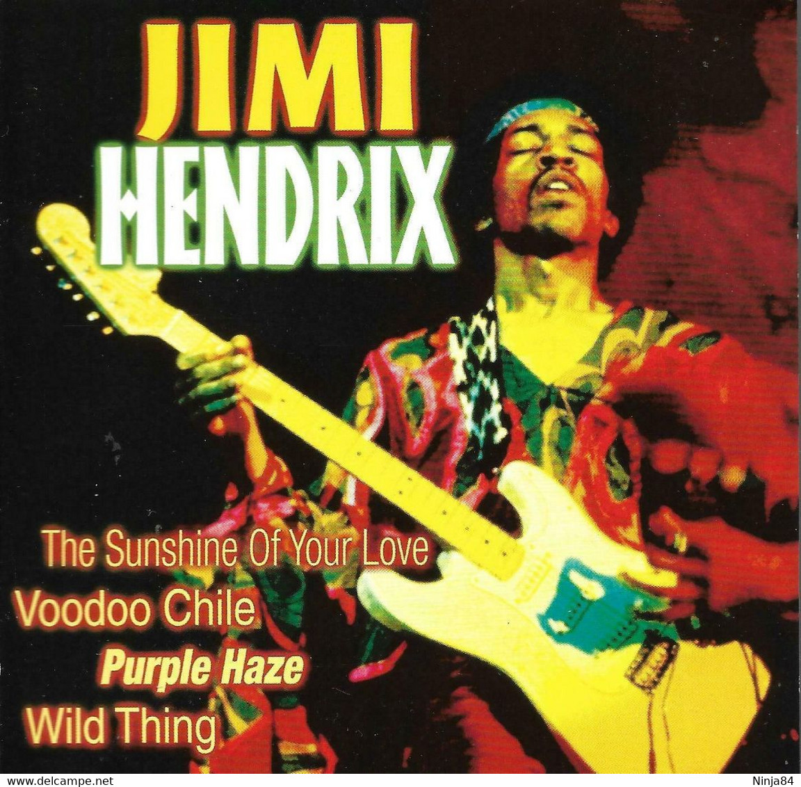 CD  Jimi Hendrix  "  The Sunshine Of Your Love  " - Rock