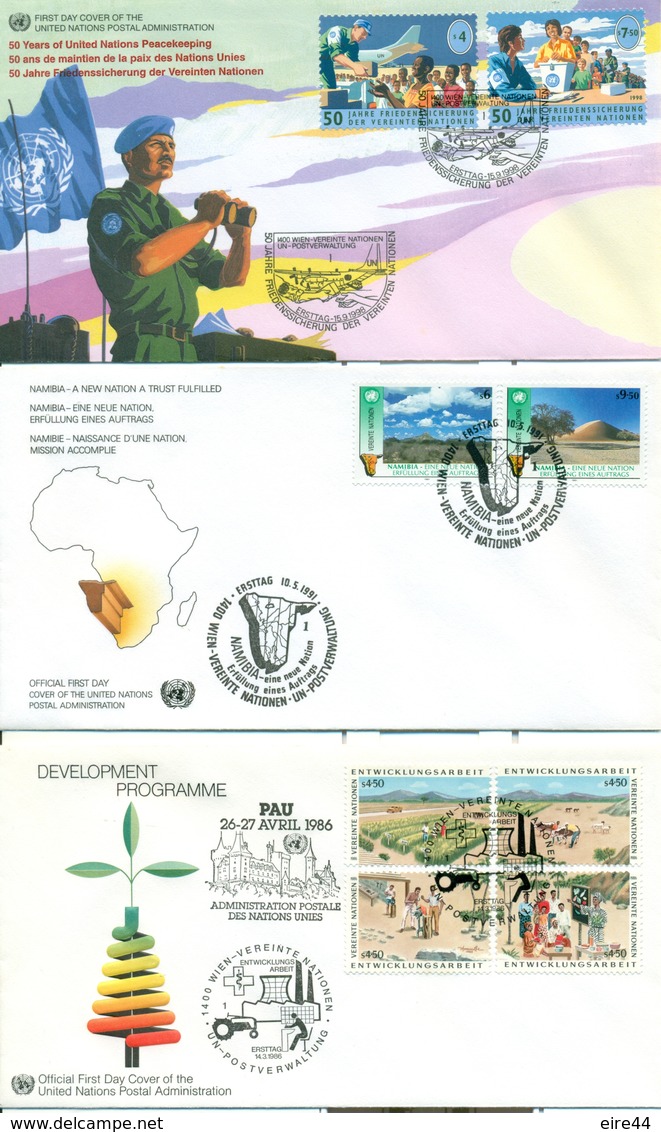 United Nations Austria 1985 - 2002  21 FDC - FDC