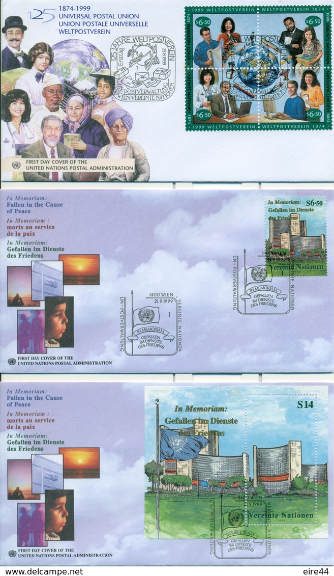 United Nations Austria 1985 - 2002  21 FDC - FDC