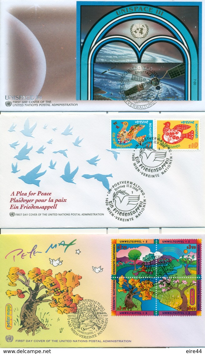 United Nations Austria 1985 - 2002  21 FDC - FDC