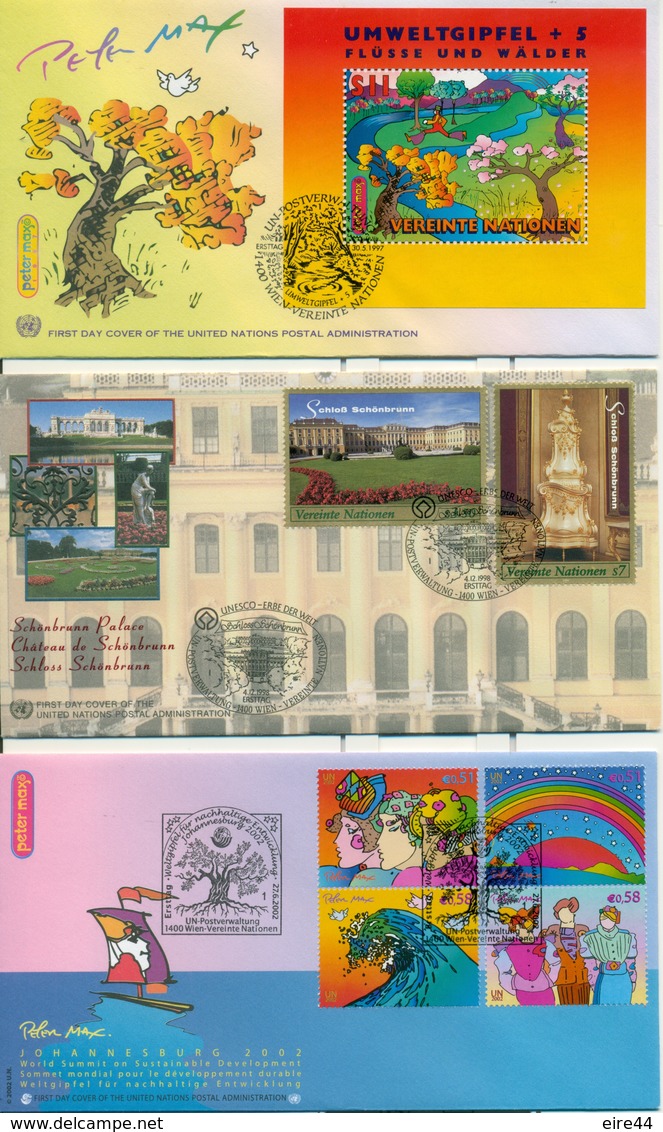 United Nations Austria 1985 - 2002  21 FDC - FDC