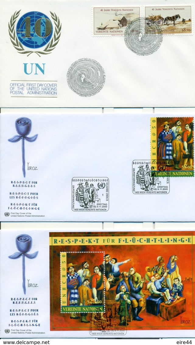 United Nations Austria 1985 - 2002  21 FDC