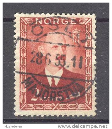 Norway 1946 Mi. 317   2 Kr König King Haakon VII Deluxe Cancel OSLO MAJORSTUA !! - Used Stamps