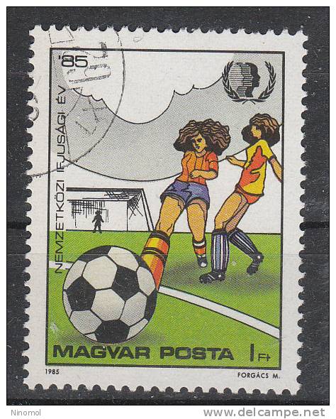 Ungheria   -    1985.  Calcio  Femminile.   Girl's  Soccer. - Used Stamps