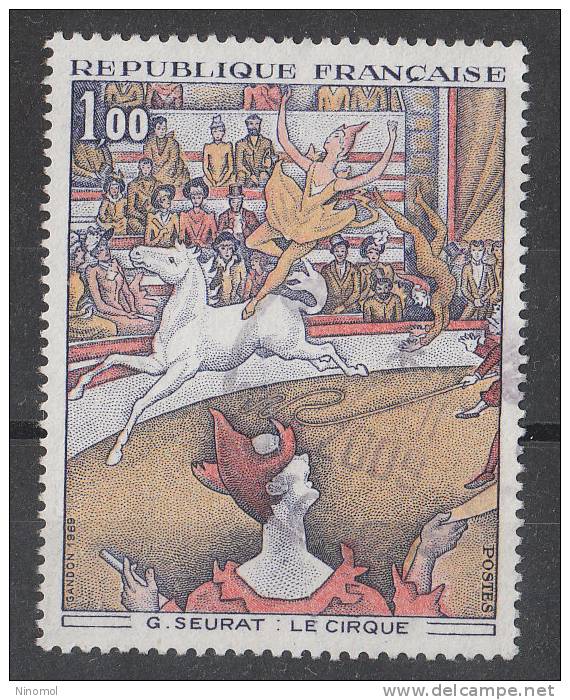 Francia   -    1969 .  Il  Circo. Ballerina Su Cavallo. Dancer On Horse. The  Circus. - Zirkus