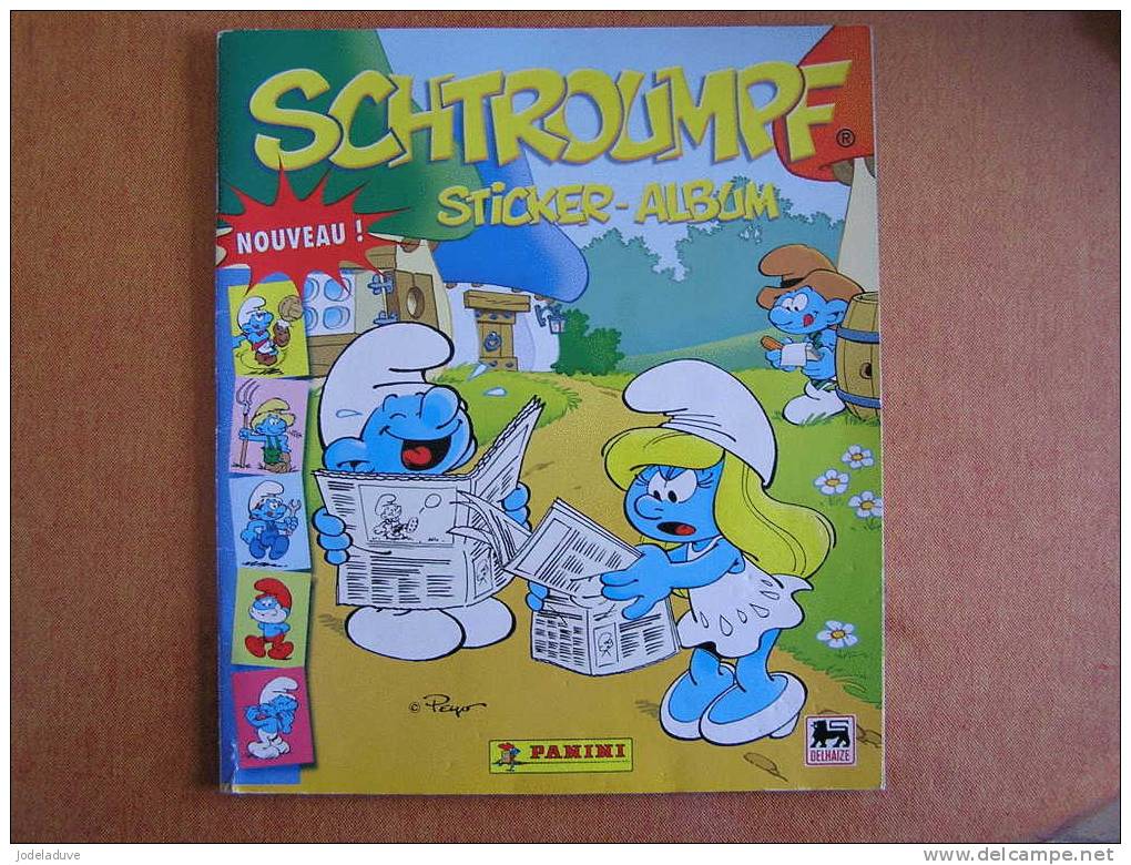 PANINI ALBUM SCHTROUMPFS SMURF  COMPLET Avec Tous Les Stickers - Autres & Non Classés