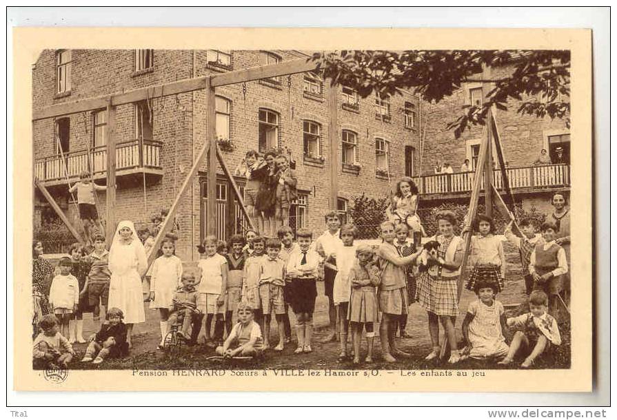 D2374 - Ville Lez Hamoir - Pension Henrard Soeurs - Les Enfants Au Jeu - Ferrieres