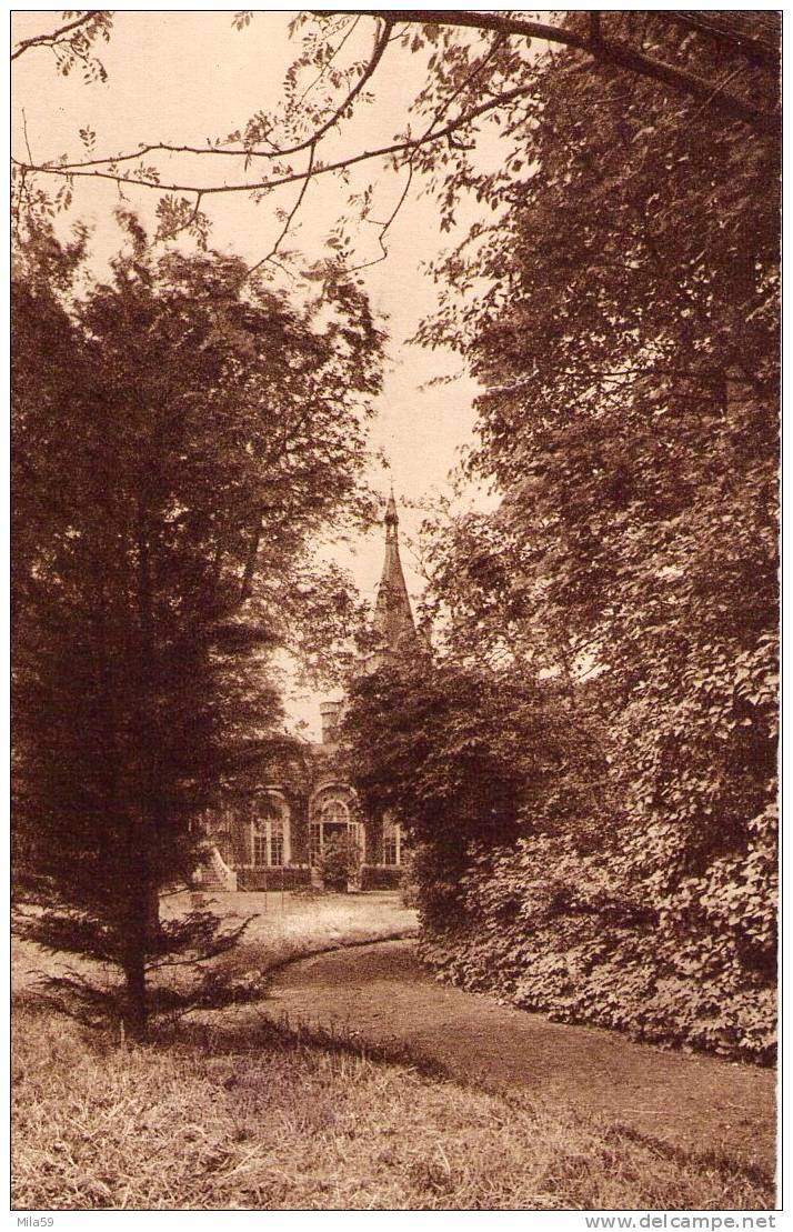 Marcq En Baroeul. Institution Libre. La Grande Salle Et Le Clocher De La Chapelle. Éditeur Photo Cayez. Lille. - Marcq En Baroeul