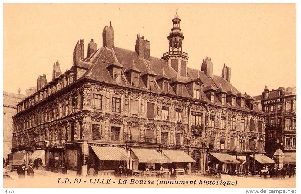 31. Lille. La Bourse. Monument Historique. Éditeur Lucien Pollet. - Lille