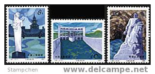 China 1984 T97 Luanhe River To Tianjin Stamps Irrigation Dam - Agua