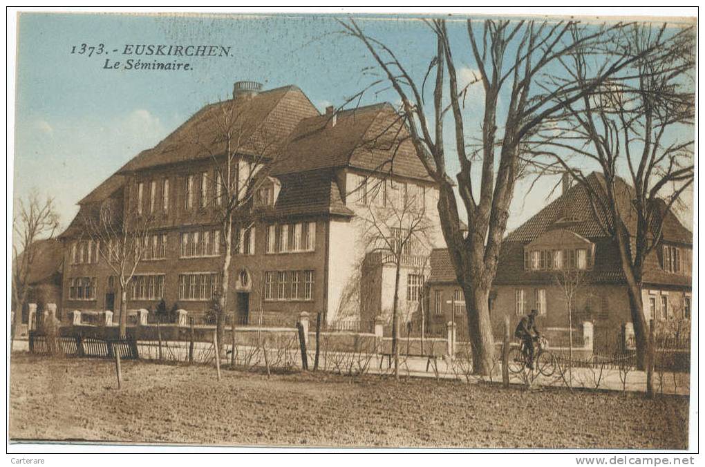 Deutschland,DEUTSCHES,ALL EMAGNE,Rhénanie  Du Nord Westphalie,CITY EUSKIRCHEN,la Mairie,le Séminaire,cycliste,rare - Euskirchen