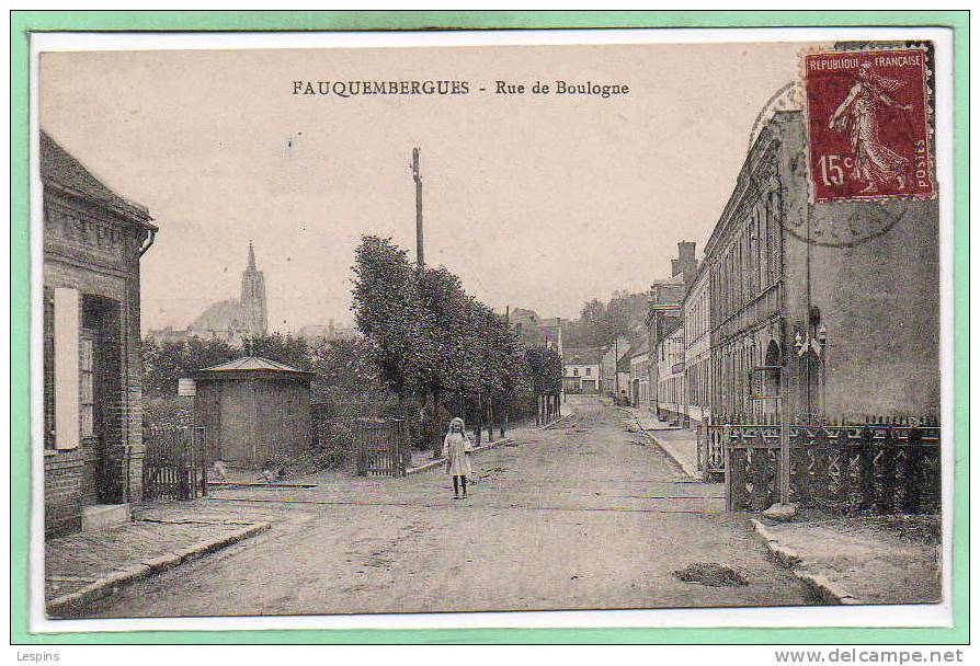 62 - FAUQUEMBERGUES --  Rue De Boulogne - Fauquembergues