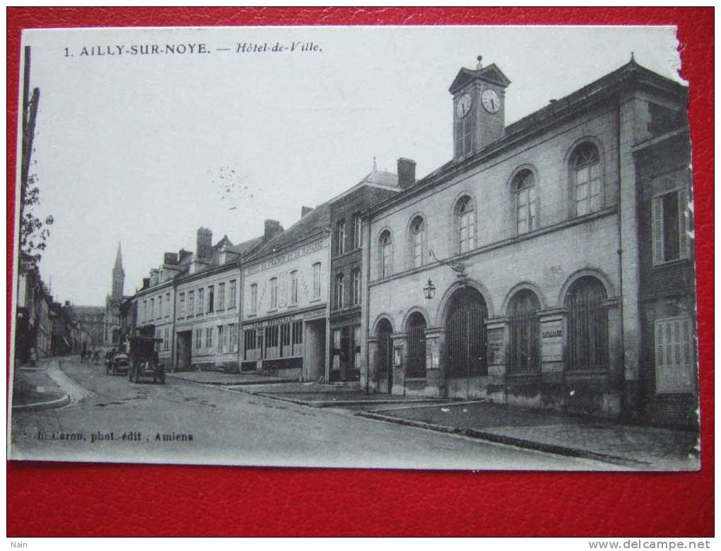 80 - AILLY SUR NOYE - HOTEL DE VILLE - - Ailly Sur Noye