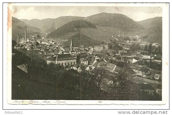 SAINTE MARIE AUX MINES   -    * VUE GENERALE *   -    Editeur : WOERTH Louis De Sainte Marie Aux Mines  N°/ - Sainte-Marie-aux-Mines