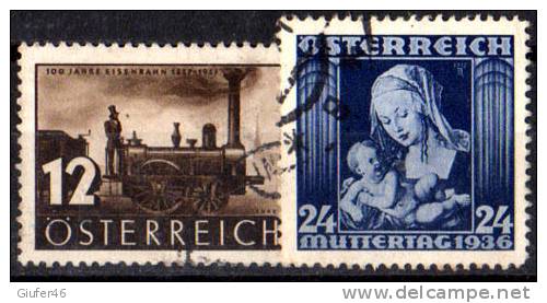 Austria 2 Valori - Usati Prima Scelta - Used Stamps