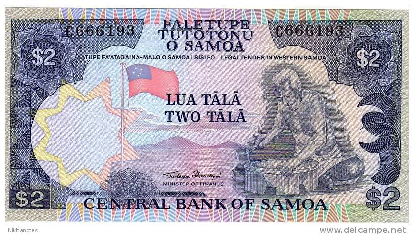 Western Samoa, 2 Tala, ND , P-25, UNC - Senegal