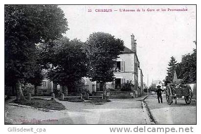 -  CHABLIS - L´avenue De La Gare Et Les Promenades - Chablis