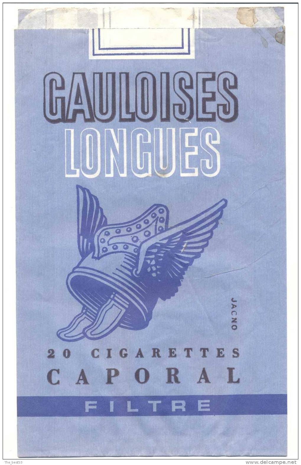 Sac Papier Publicitaire -    Cigarettes  Gauloises Longues - Documents