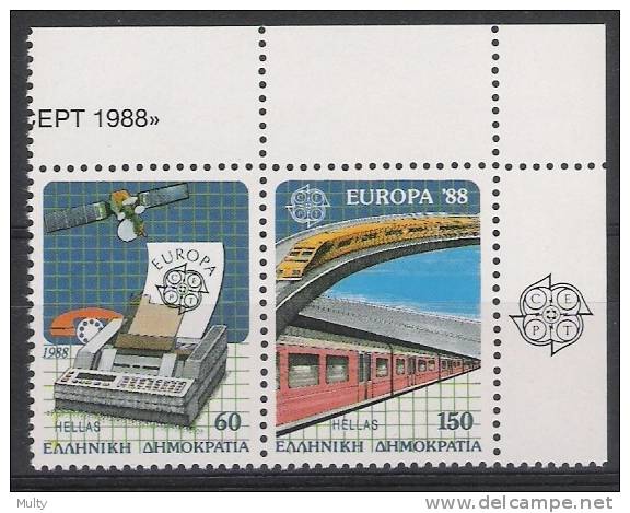 Griekenland Y/T 1665 / 1666 (**) - 1988