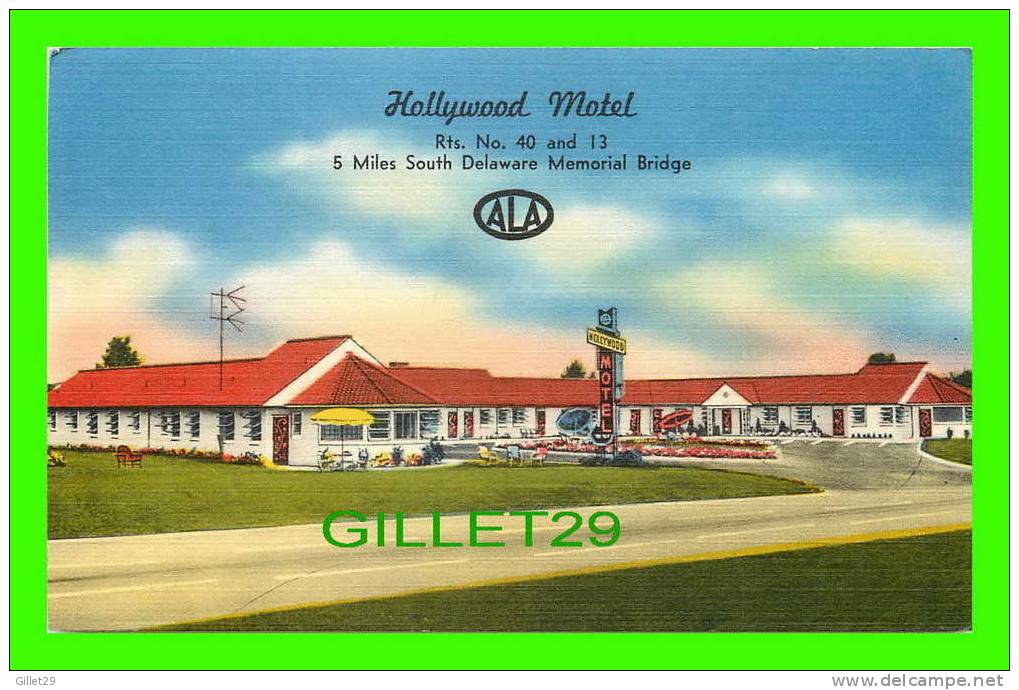 NEW CASTLE, SOUTH DELAWARE - HOLLYWOOD MOTEL - - Other & Unclassified