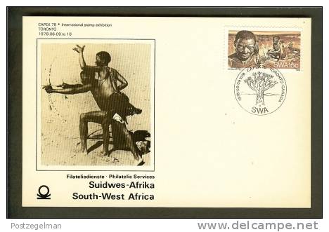 NAMIBIA 1978 Postcard Stamp Exhibition Capex - Philatelic Exhibitions