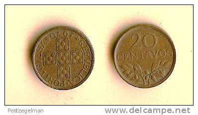 PORTUGAL 1969-1974 20 Centavos  Km595 - Portugal