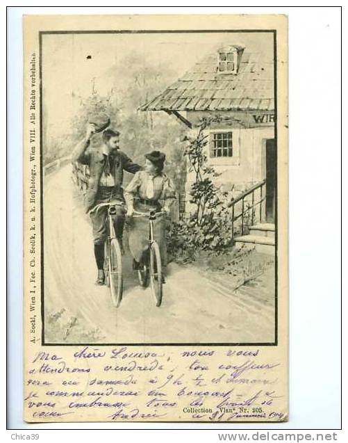 014177  -  Par SCOLIK  -  En Vélo !  1901 - Scolik, Charles